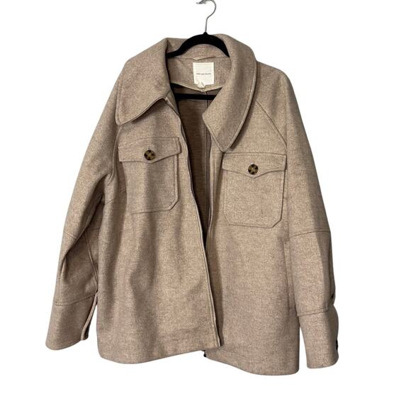 Avec Les Filles Felted Zip-Up Shirt Jacket Size 3X - Picture 1 of 7
